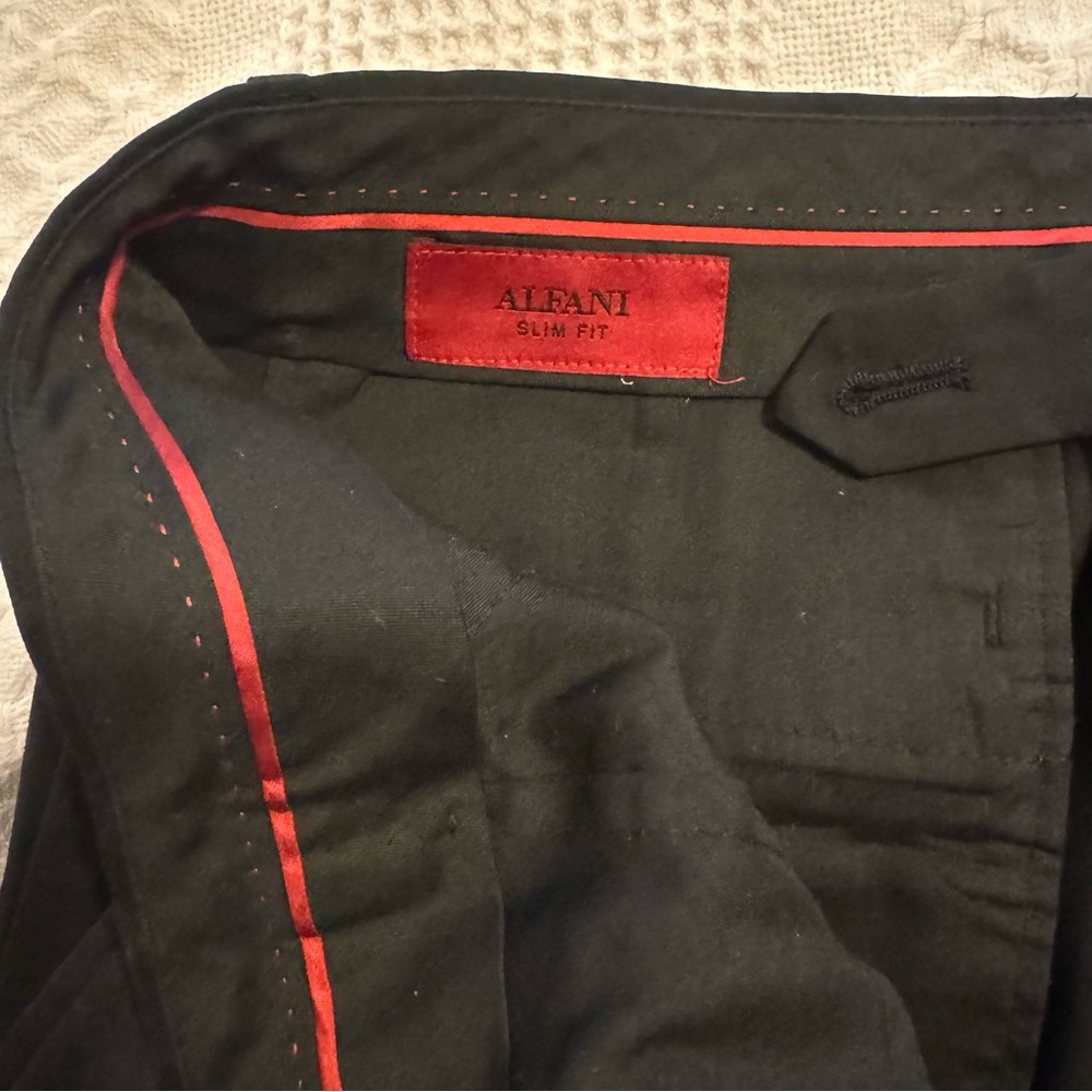 Alfani SlimFit Black Dress Pants size 34/32